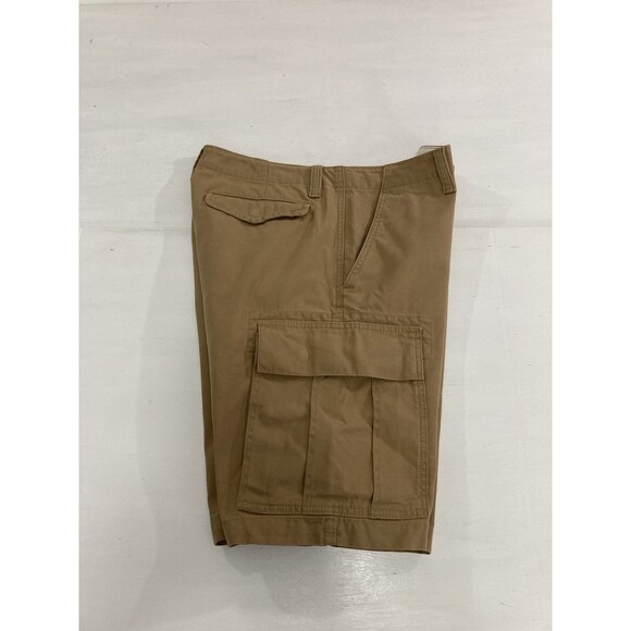 Vintage Eddie Bauer Cargo Shorts Men’s 33 Khaki Tan Bermuda Hiking Outdoor Y2K - Picture 4 of 12